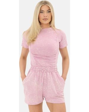 I Saw It First I Saw Washed Tshirt - Pink