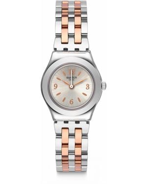Swatch Irony Swiss Quartz Analogue Watch - Metallic