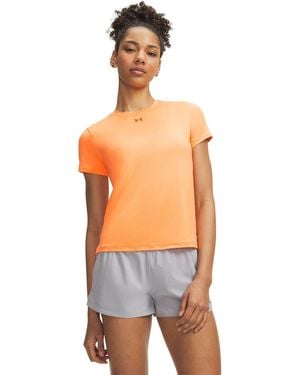 Under Armour Vanish Short Sleeve Performance Gym Top - Orange