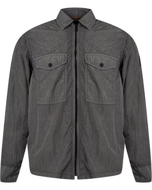 BOSS Zip Shacket - Grey