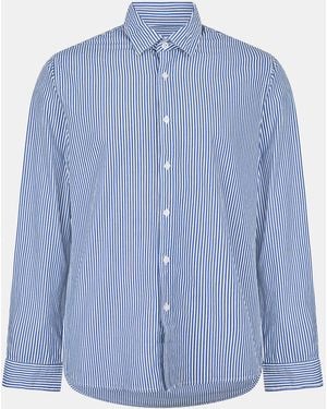 Peter Werth Long Sleeve Plain Shirt - Blue