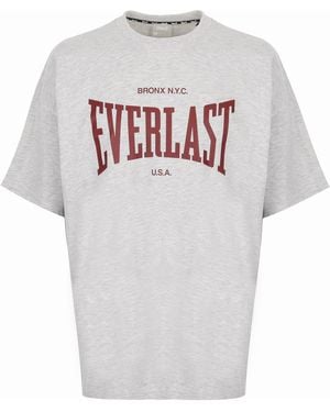 Everlast Cotton Short Sleeve Crew Neck T-Shirt - Grey