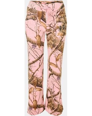 Pleasures X Juicy Couture Realtree Velour Track Trousers - Pink