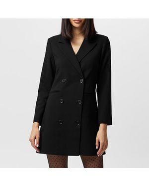 French Connection Whisper Blazer Dress - Black