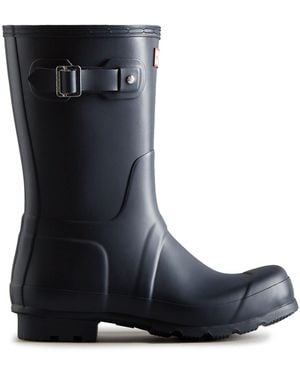 HUNTER Original Short Wellington Boots - Blue