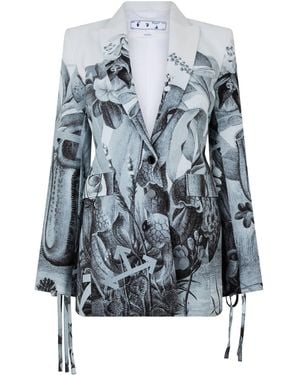 Off-White c/o Virgil Abloh Suit Jacket - Blue