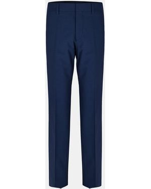 BOSS H Genius Mm Straight Leg Trousers - Blue