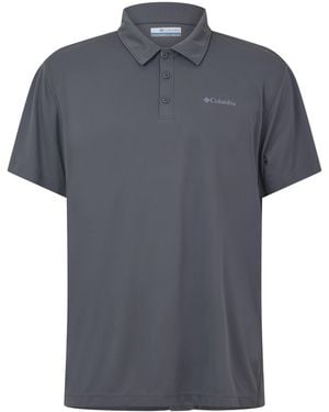 Columbia Zero Polo Short Sleeve Shirt - Grey