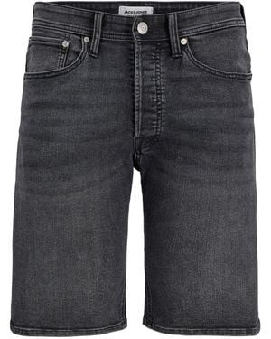 Jack & Jones Rick Slim Denim Shorts - Grey