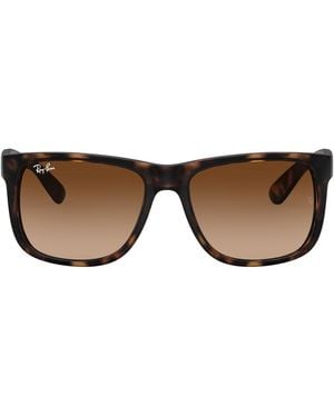 Ray-Ban Ray Ban Justin Square Sunglasses - Brown