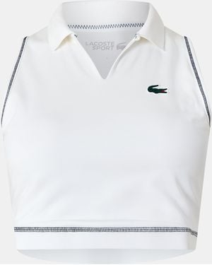 Lacoste Jersey Bralette - White
