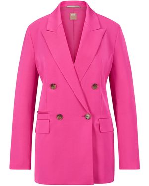 BOSS Jefala As Structured Blazer - Pink