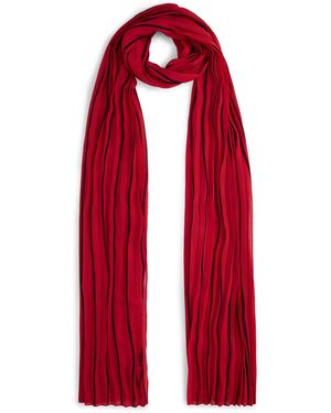 Tommy Hilfiger Chain Silk Scarf - Red