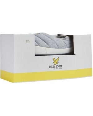 Lyle & Scott Moccasin Slippers - White