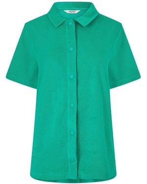 Jack Wills Terry Short Sleeve Shirt - Green