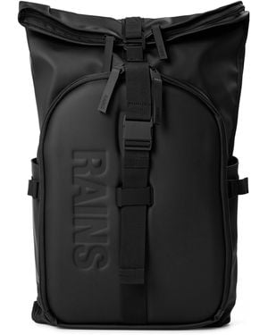 Rains Texel Moulded Waterproof Backpack 34 L - Black