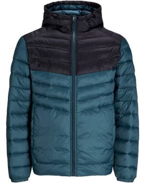 Jack & Jones Quilted Puffer Jacket - Blue
