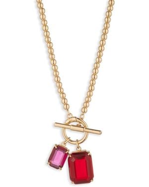 Ralph Lauren Lauren Ralph Lauren Tone & Colourful Stone Beaded Necklace - Metallic
