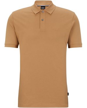 BOSS Hbb Pallas Short-Sleeve Polo Shirt - Brown