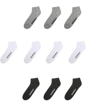 Donnay 10 Pack Trainer Socks Plus Size 12 - Metallic