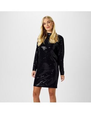 Biba Sequin Tunic Dress - Black