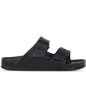 Jack Wills Two Strap Sandals - Black