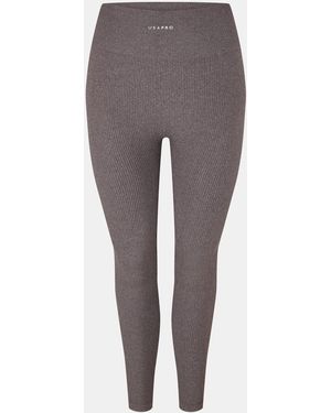 Usa Pro Usapro Ribbed Leggings - Grey