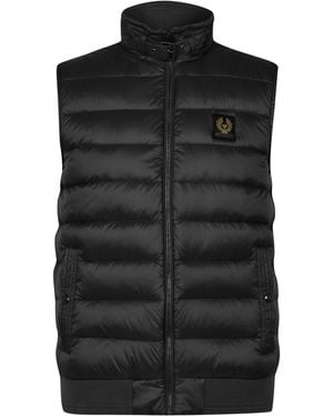 Belstaff Circuit Water Resistant Duck Down Sleeveless Gilet - Black