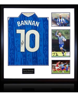 The Fan Cave Barry Bannan Signed Sheffieldwednesday 25/26 Shirt - Blue