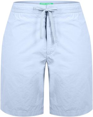 Benetton Woven Tracksuit Shorts - Blue