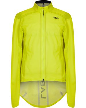 Dhb Ultralight Waterproof 2.0 Event Performance Cycling Jacket - Yellow