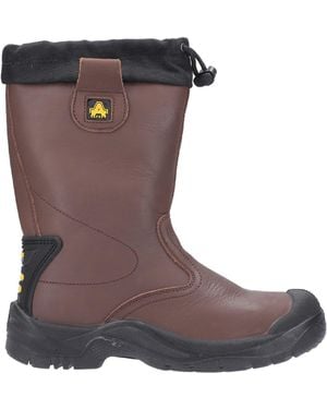 Amblers Safety Fs245 Antistatic Pull On Safety rigger Boot - Brown