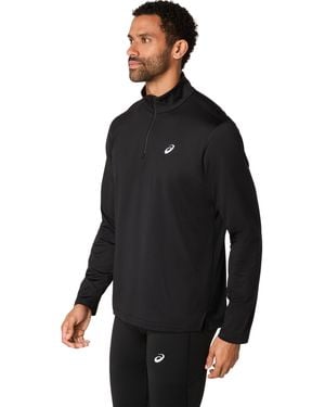Asics Core Ls 1/2 Zip Winter Top Running - Black