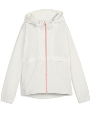 PUMA Full Zip Performance Golf Jacket - White