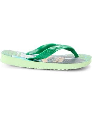Havaianas Pyjama Masks Ballet Rose Flip Flops - Green