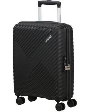 American Tourister Diablast Spinner 55X40X20Cm Tsa Cabin Hard Suitcase - Black