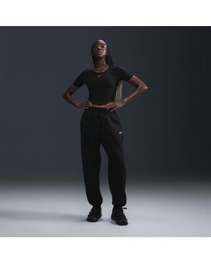 Nike Phoenix Fleece Joggers - Black