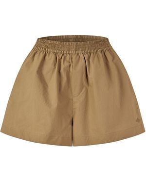 Varley Morales Cotton Shorts - Natural
