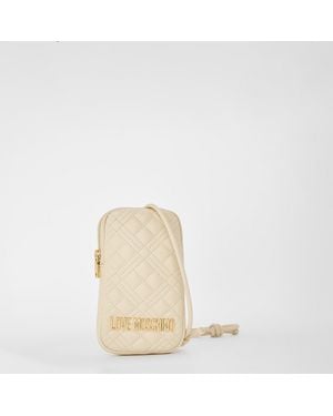 Love Moschino Cross Body Bags - Natural