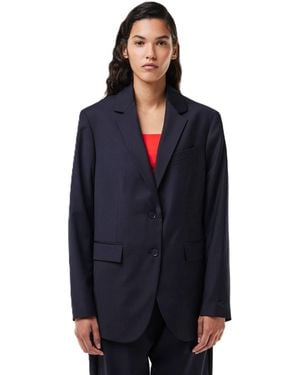 Lacoste Tailored Fit Blazer - Blue