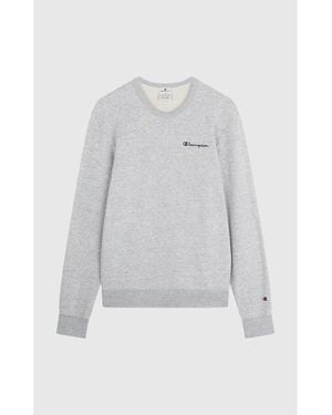 Champion Icons Fleece Crewneck Sweatshirt - Grey