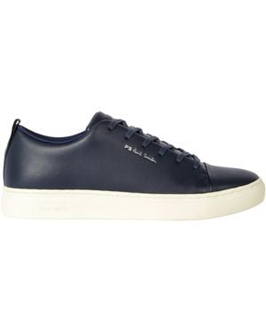 Paul Smith Lee Leather Low-Top Trainers - Blue