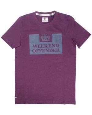 Weekend Offender Mcmoney T-Shirt - Purple