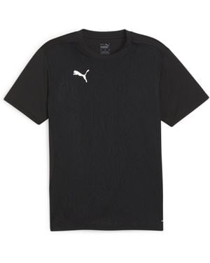 PUMA Teamfinal Training Short-Sleeve Performance T-Shirt - Black