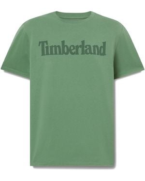 Timberland Northwood Wordmark Logo T-Shirt - Green