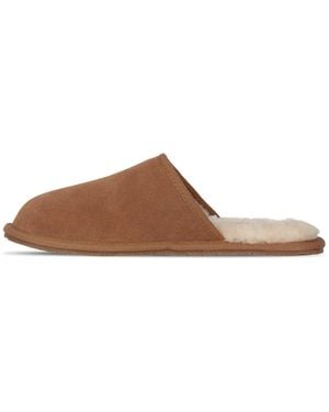 Jack Wills Mule Slippers - Brown