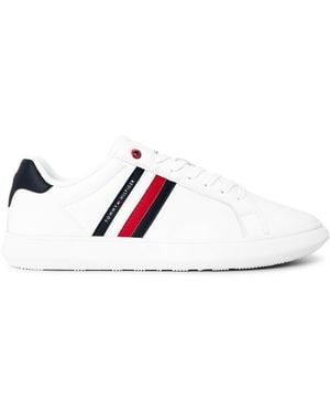 Tommy Hilfiger Ess Lth Cupsle Low-Top Trainers - White