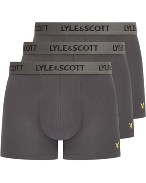Lyle & Scott Lyle 3 Pack Trunk - Grey
