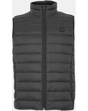 BOSS Padded Lightweight Gilet - Grey
