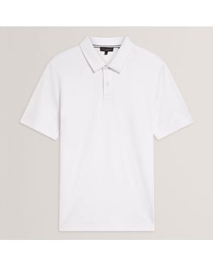 Ted Baker Short Sleeve Polo Shirt - White